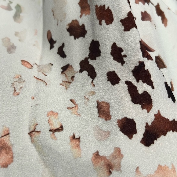 Keepsake Such Great Heights Brown and Ivory Print Dress - Picture 6 of 16